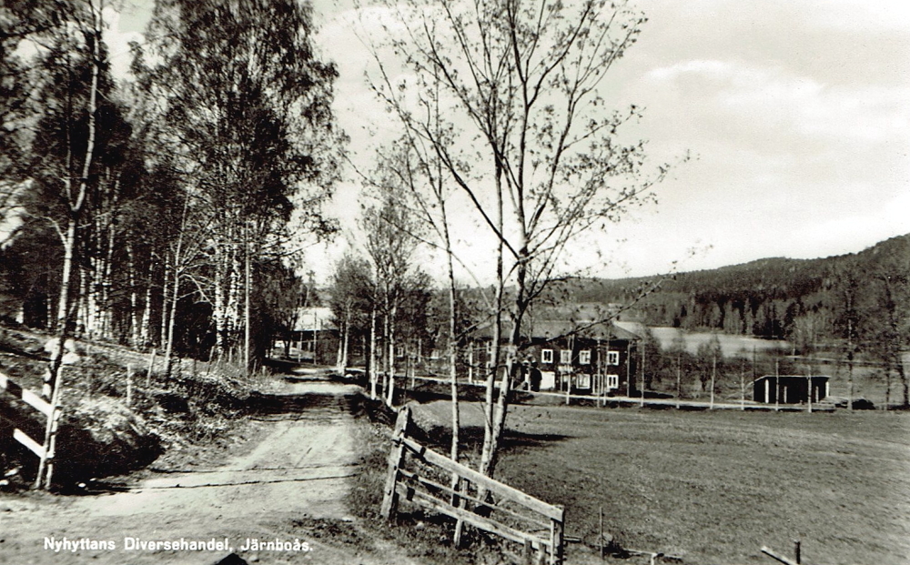 Nyhyttan Diversehandel, Järnboås 1963