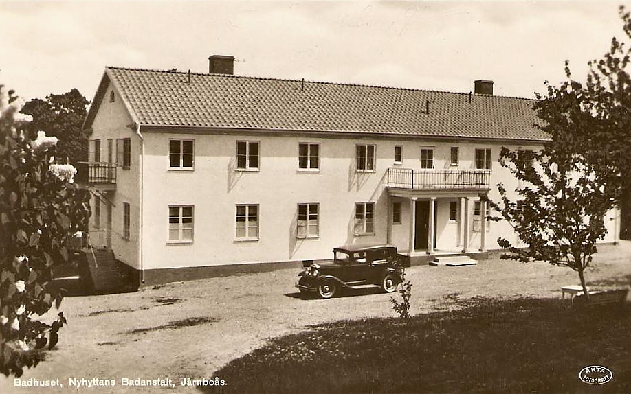 Nora, Badhuset, Nyhyttans Badanstalt, Järnboås