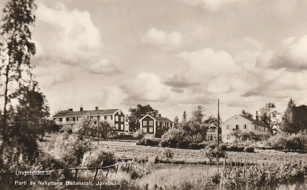 Parti av Nyhyttans Badanstalt, Järnboås 1950
