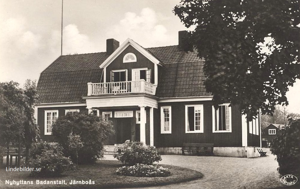 Nora, Nyhyttans Badanstalt Järnboås 1917