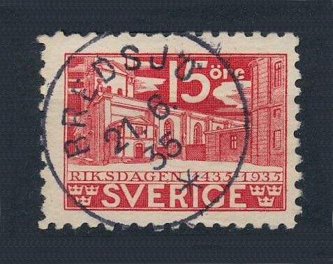Bredsjö Frimärke 21/6 1935