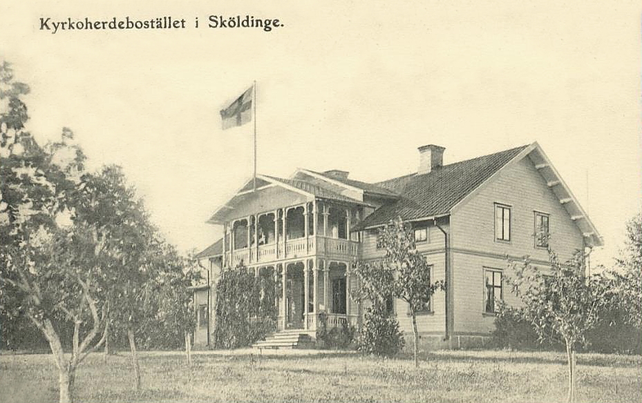 Örebro, Kyrkoherdebostället i Sköldinge 1907