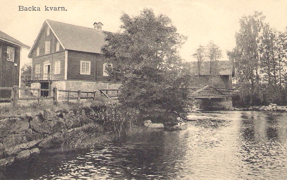 Örebro, Kvistbro, Backa Kvarn 1916