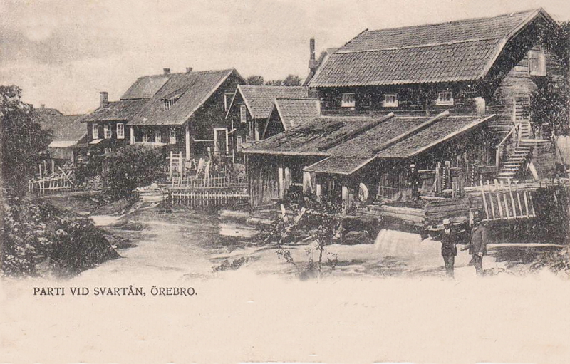 Örebro, Parti vid Svartån 1903
