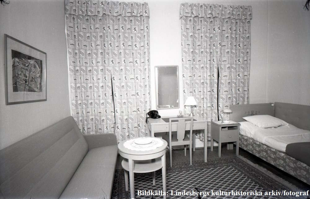 Lindesberg, Stadshotellet Interiör 1962