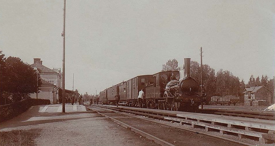 Frövi Järnvägsstationen 1903