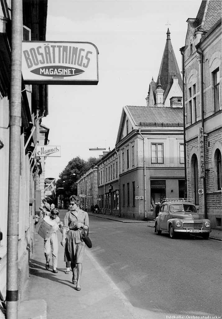 Nora Prästgatan Västerut 1968