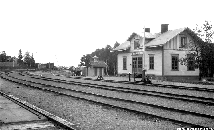 Nora, Vikers Vik Järnvägsstation 1930