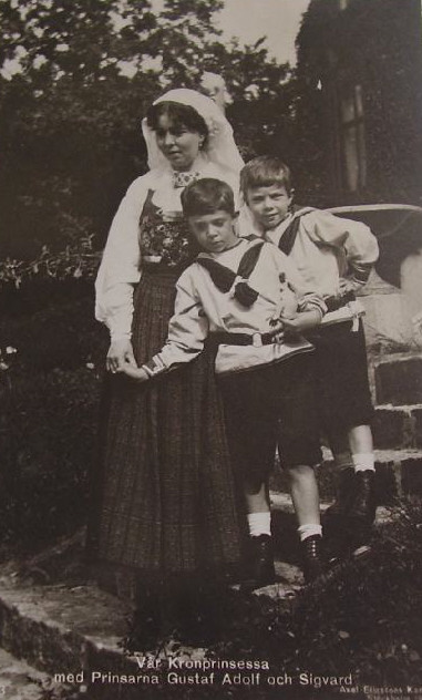 Margaret ,Gustaf Adolf och Sigvard