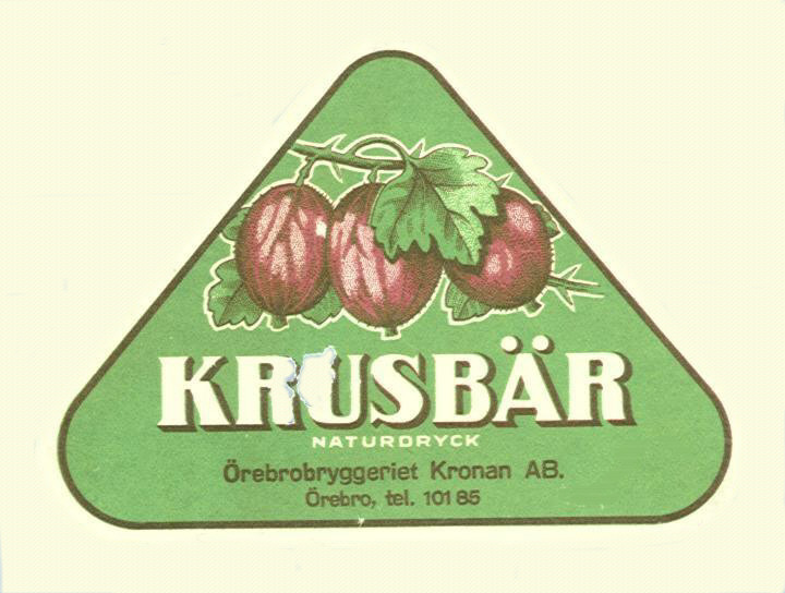 Örebro Kronans Bryggeri Krusbär