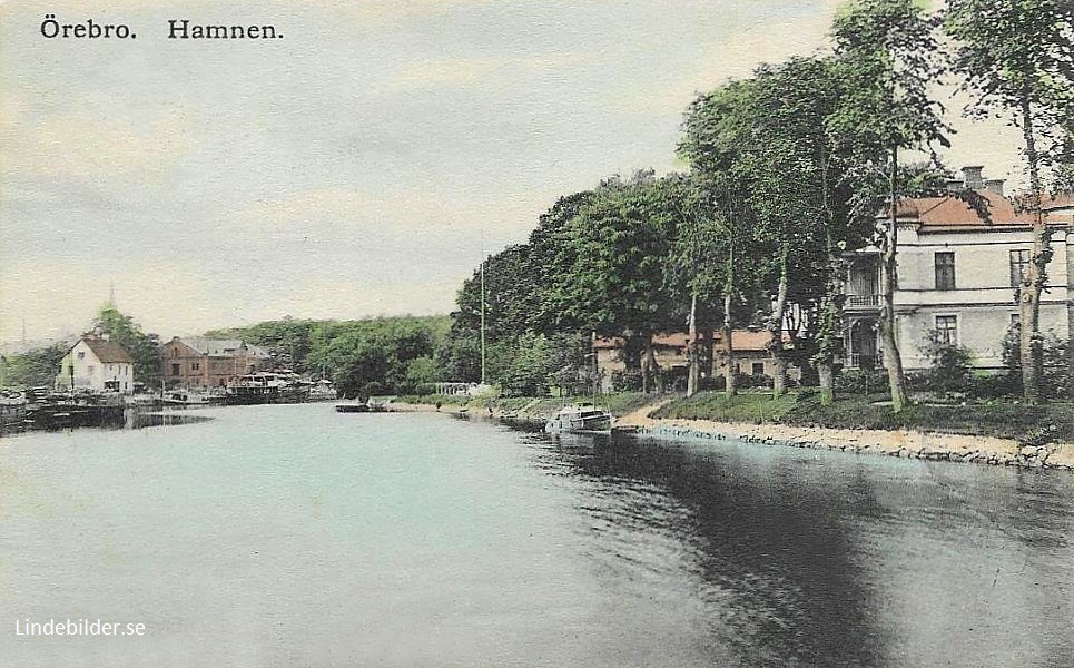 Örebro. Hamnen 1909