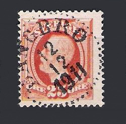 Bångbro Frimärke 12/12 1911