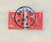 Örebro Frimärke 1/4 1950