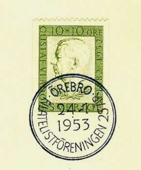 Örebro Frimärke 24/1 1953