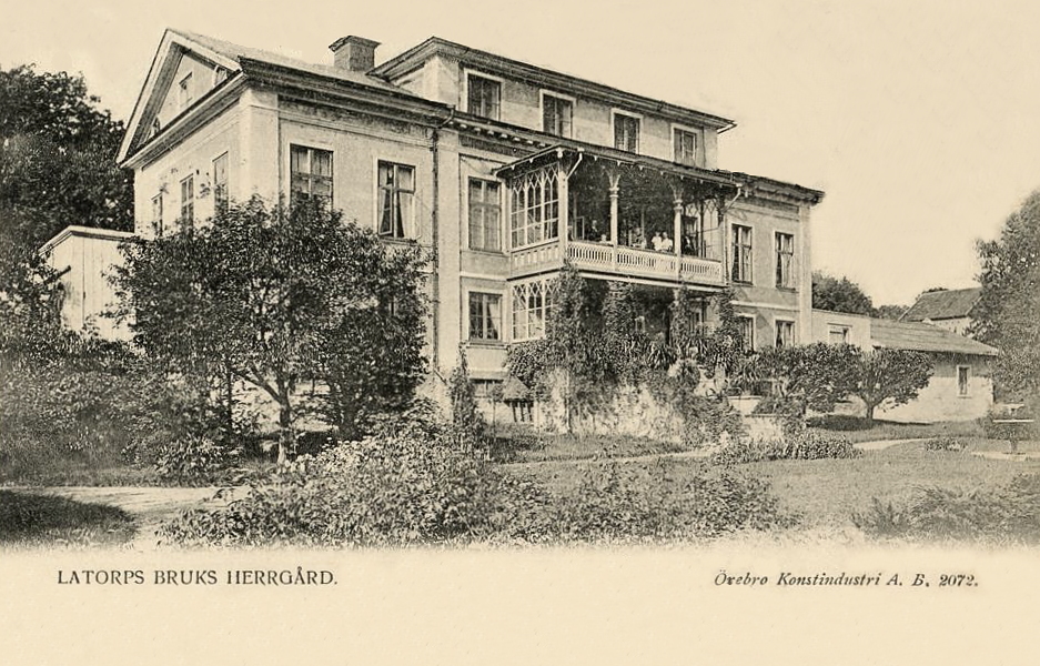 Vintrosa, Latorps Bruks, Herrgård 1904