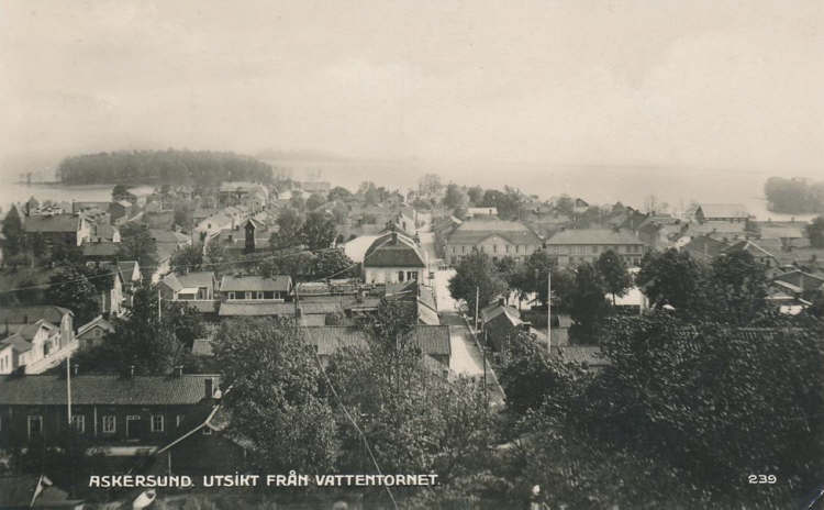 Askersund, Utsikt från Vattentornet