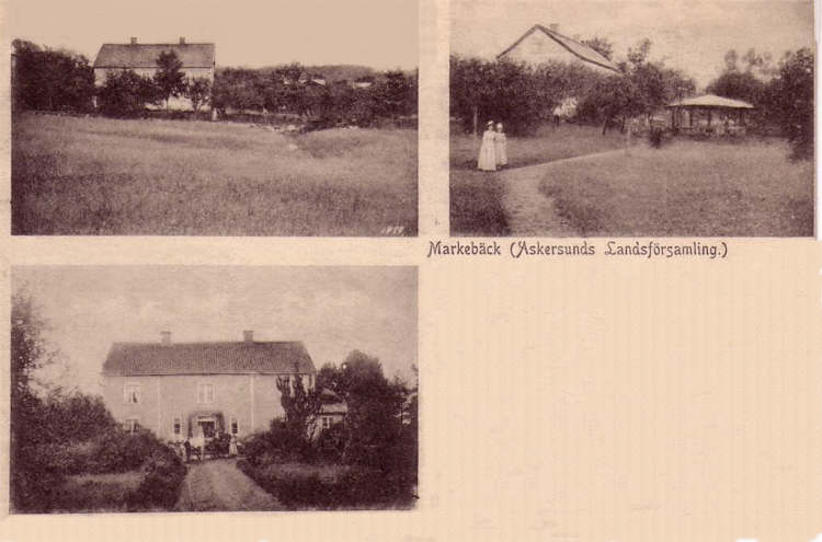 Askersund Landsförsamling Markebäck  1904
