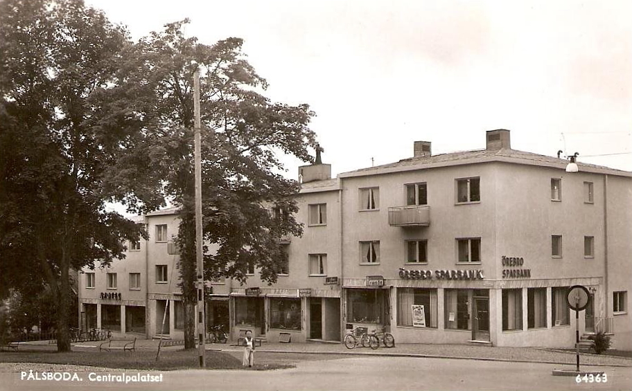 Pålsboda Centralpalatset 1950