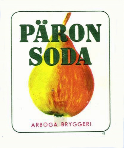 Arboga Bryggeri Päron soda