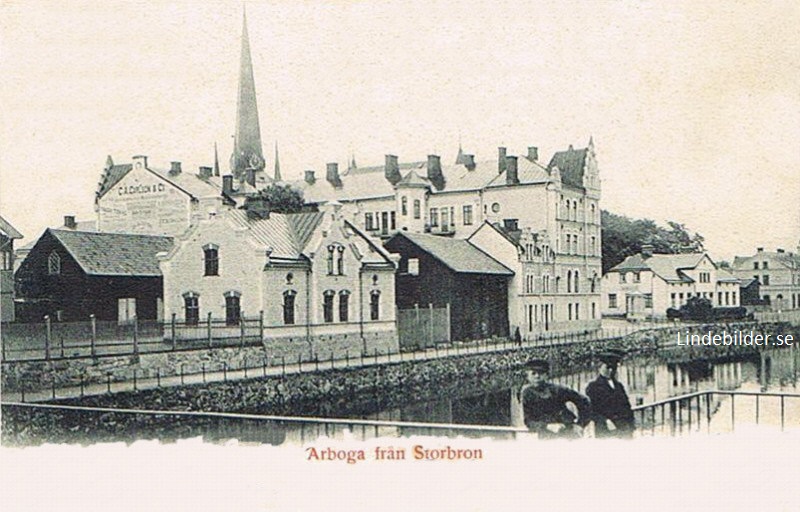 Arboga från Storbron 1903