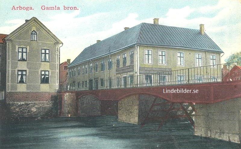Arboga, Gamla bron 1915