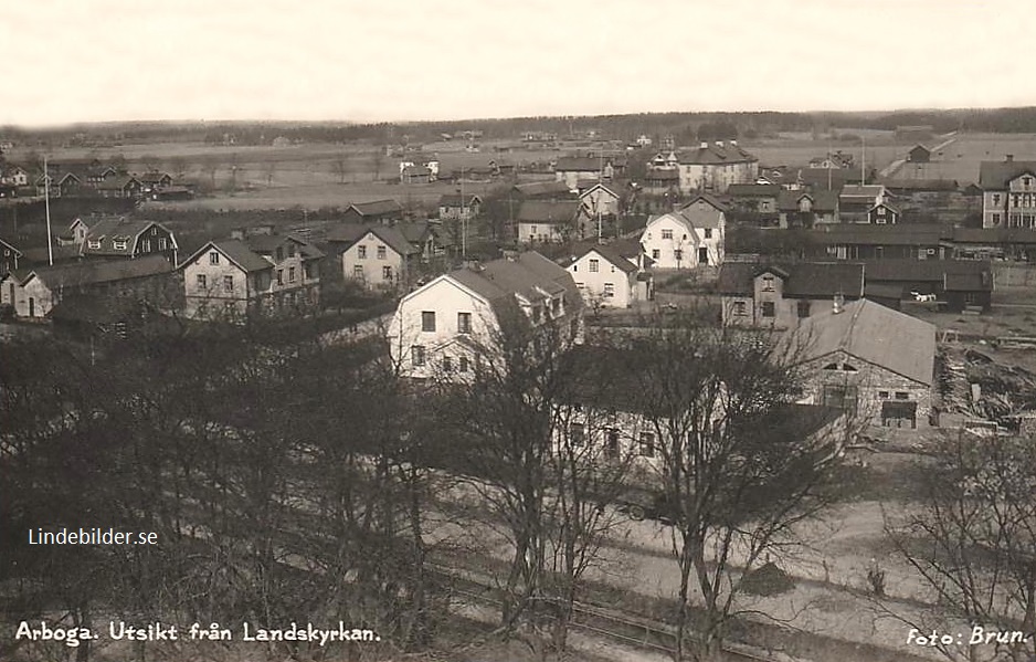 Arboga, Utsikt från Landskyrkan