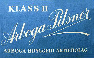 Arboga Bryggeri Aktiebolag Pilsner Klass II
