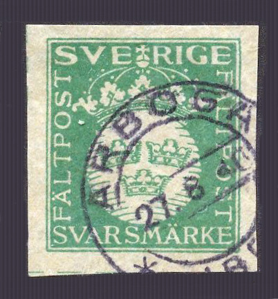 Arboga Frimärke 27/8 1940
