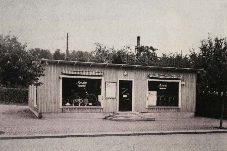 Rambergs cykelaffär Kristinavägen 1940