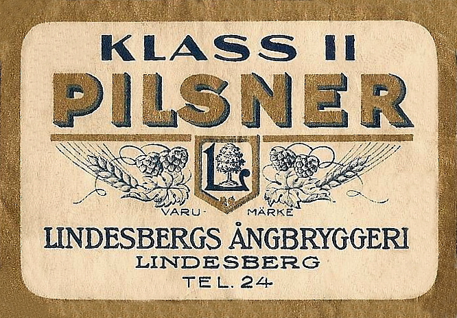 Lindesberg Ångbryggeri Pilsner Klass II