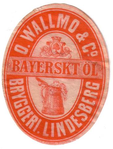Etikett Bayerskt öl från Lindebryggeri