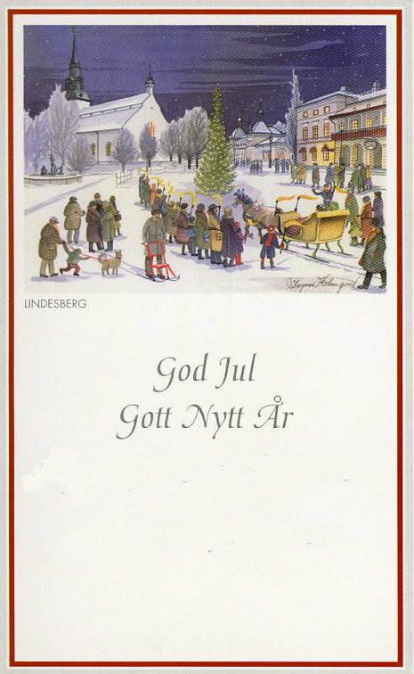 Lindesberg  God Jul och Gott Nytt År