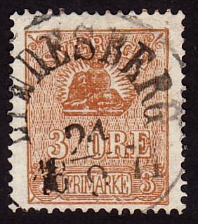 Lindesberg Frimärke 28/8 1871