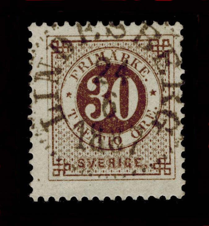 Lindesberg Frimärke 24/6 1887