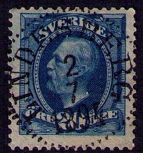 Lindesberg Frimärke 2/7 1894