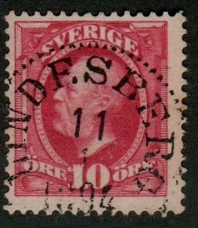 Lindesberg Frimärke 11/1 1894