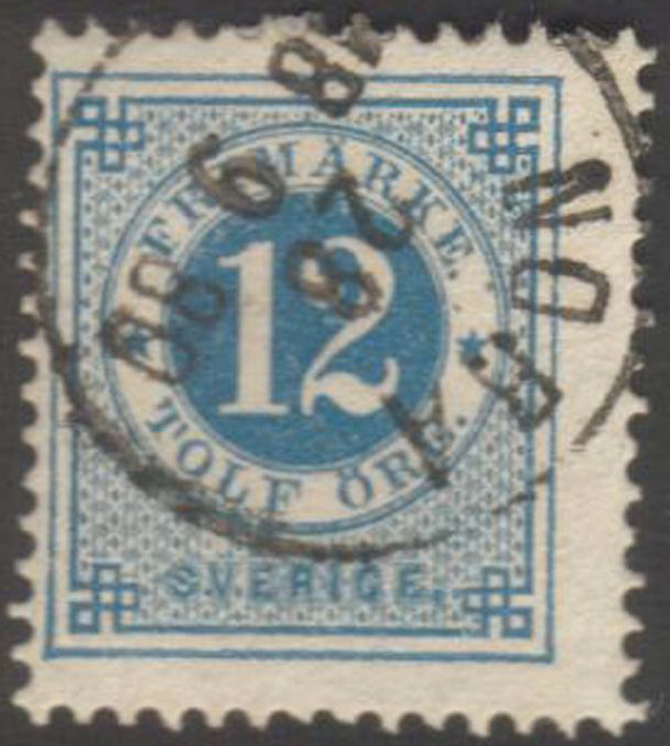 Nora frimärke 28/9 1880