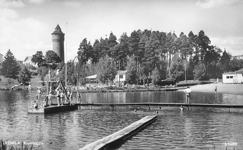 Kumla, Kumlasjön 1955