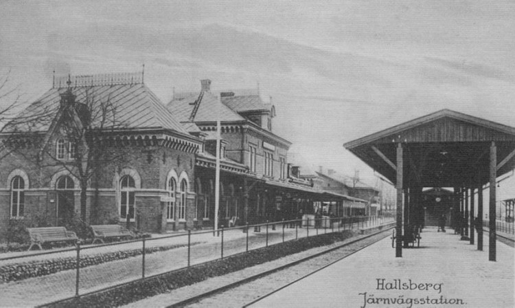 Hallsberg Järnvägsstation 1925