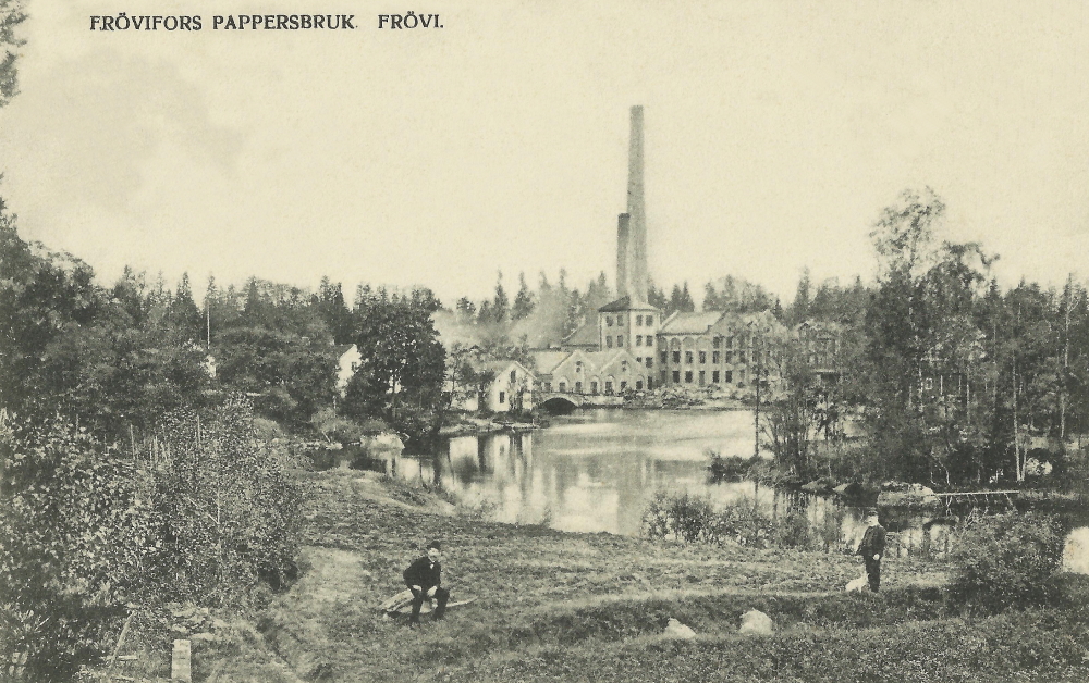 Frövi, Frövifors Pappersbruk 1906