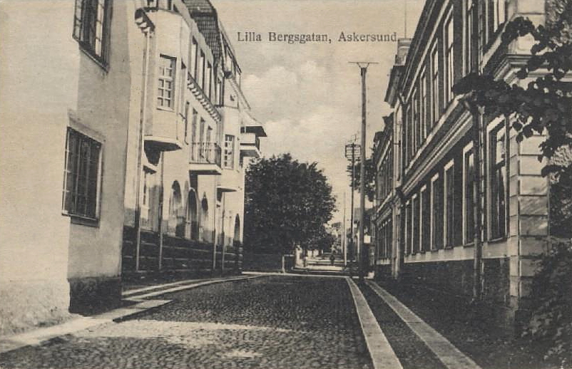 Askersund, Lilla Bergsgatan 1915