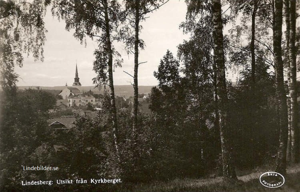 Lindesberg utsikt från Kyrkberget
