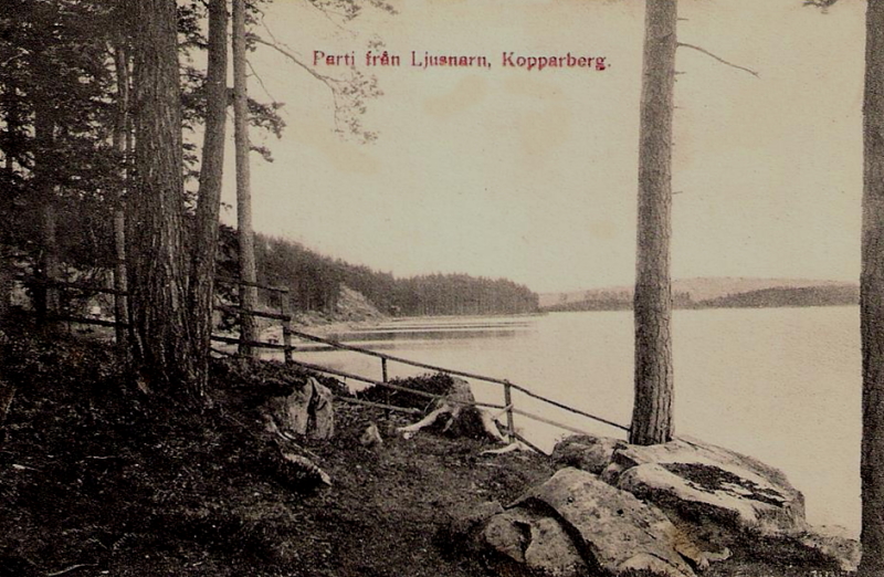 Kopparberg, Parti från Ljusnarn 1907