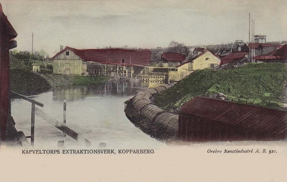Kopparberg, Kafveltorps Extraktionsverk 1904