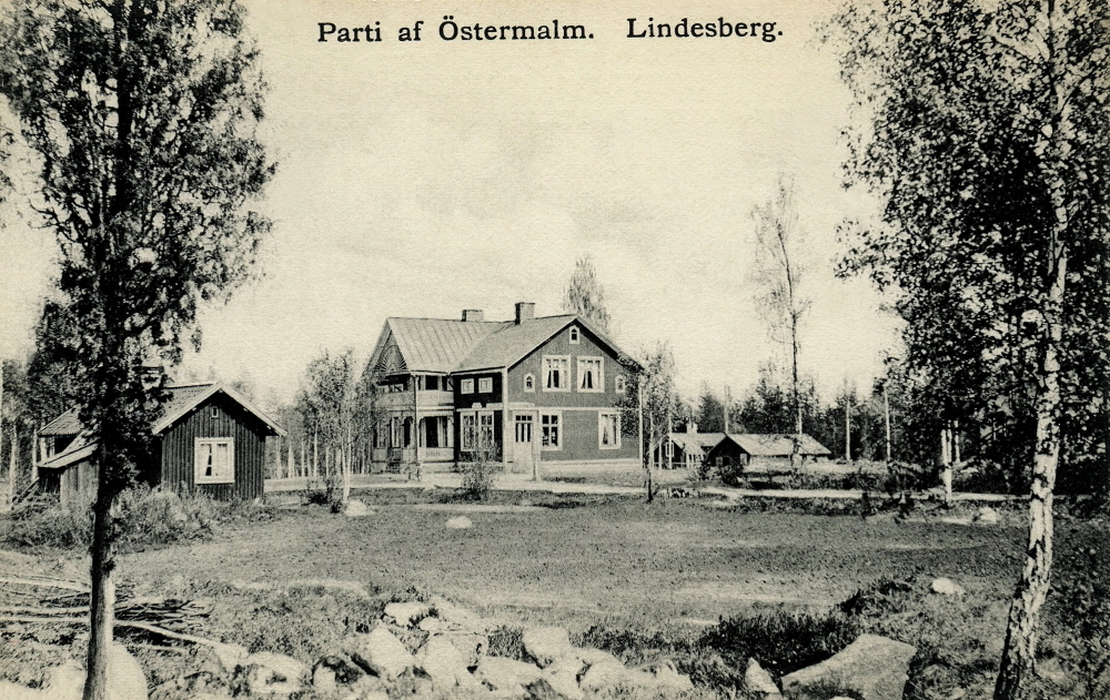 Lindesberg, Parti af Östermalm 1910