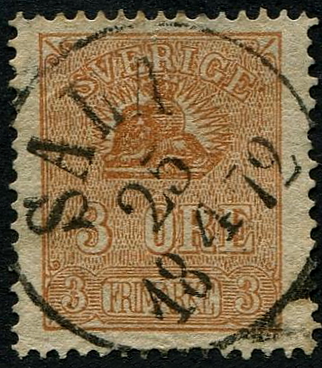Sala Frimärke 25/4 1879