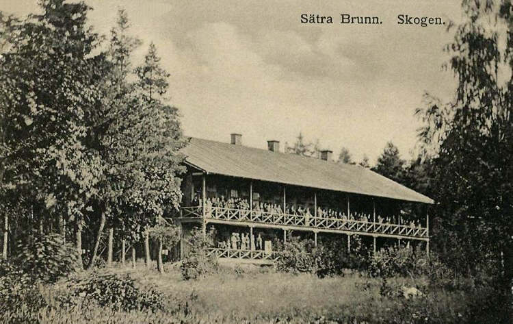 Sala, Sätra Brunn,  Skogen 1912