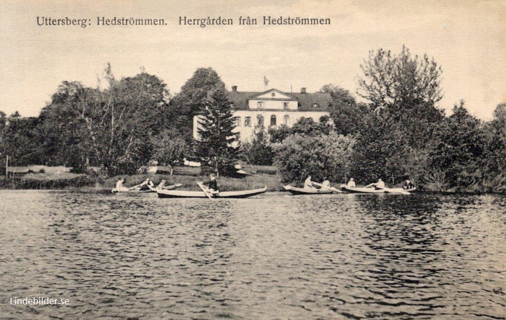 Uttersberg: Hedströmmen, Herrgården från Hedströmmen 1931