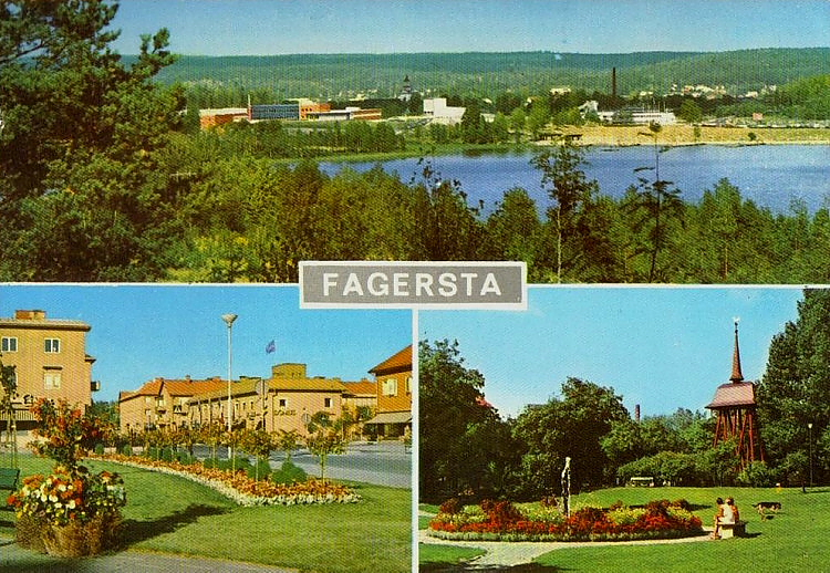 Fagersta Vykort 1972