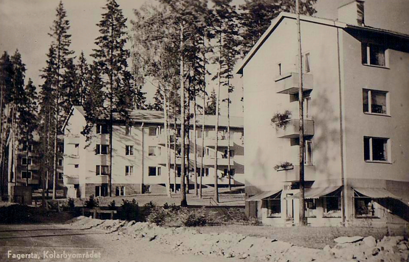 Fagersta Kolarbyområdet 1954